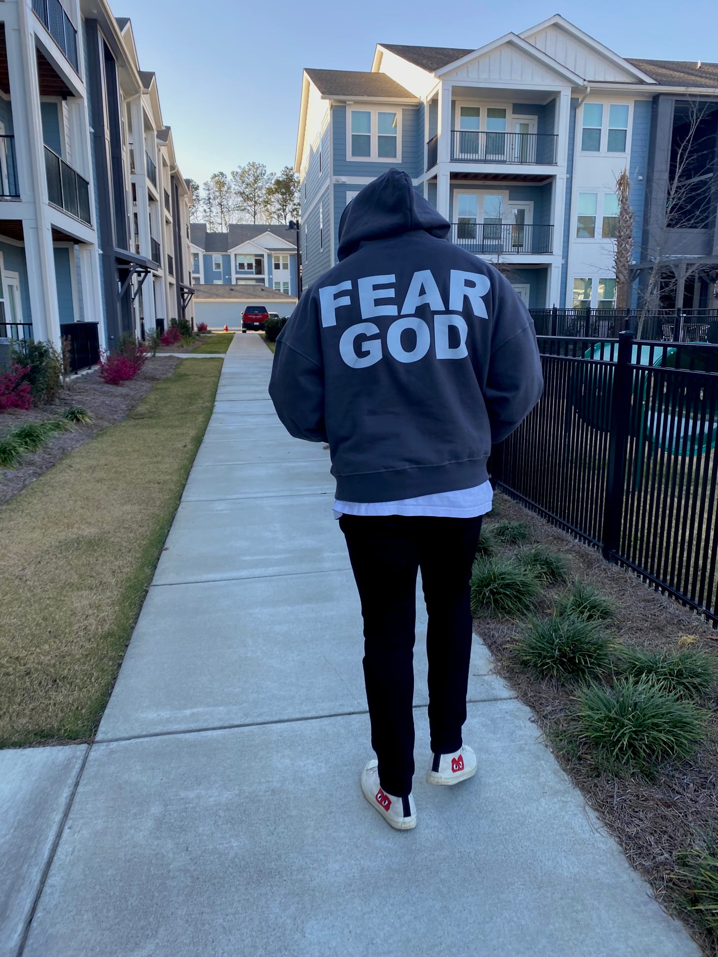 "FEAR GOD" ZIP UP HOODIE